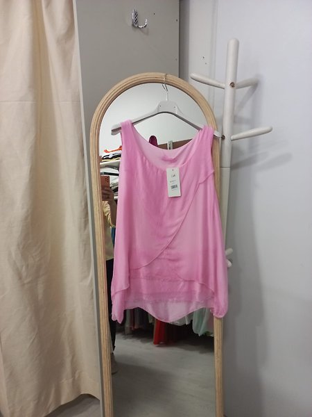 İpek bluz pembe