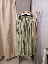 İPEK PANTALON MİNT YEŞİLİ