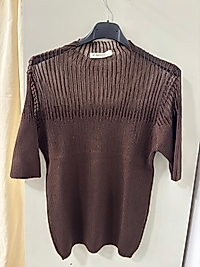 TAŞLI TRİKO S/M-kahve