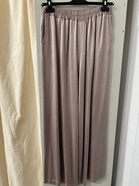 İPEK SATEN PANTALON 46 BEDENE KADAR UYGUN ACIK VİZON