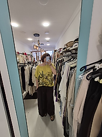 Keten ciçekli basıc bluz (genişlik 136cm)