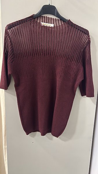 TAŞLI TRİKO S/M-BORDO