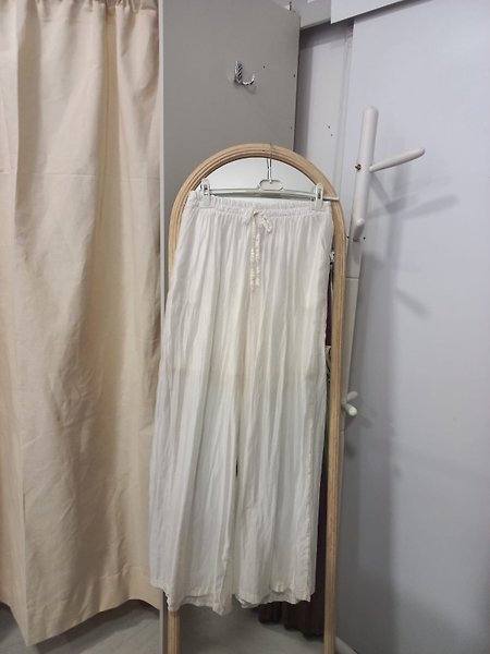 İPEK PANTALON Kırık beyaz