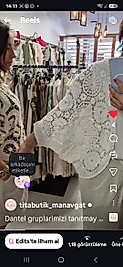 Örme dantel hırka mandala desen