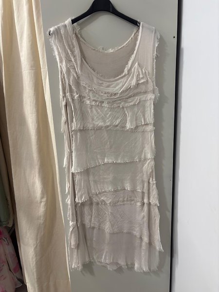 Kat kat midi boy ipekelbise 36/44 beden uyumlu GRİ BEYAZ